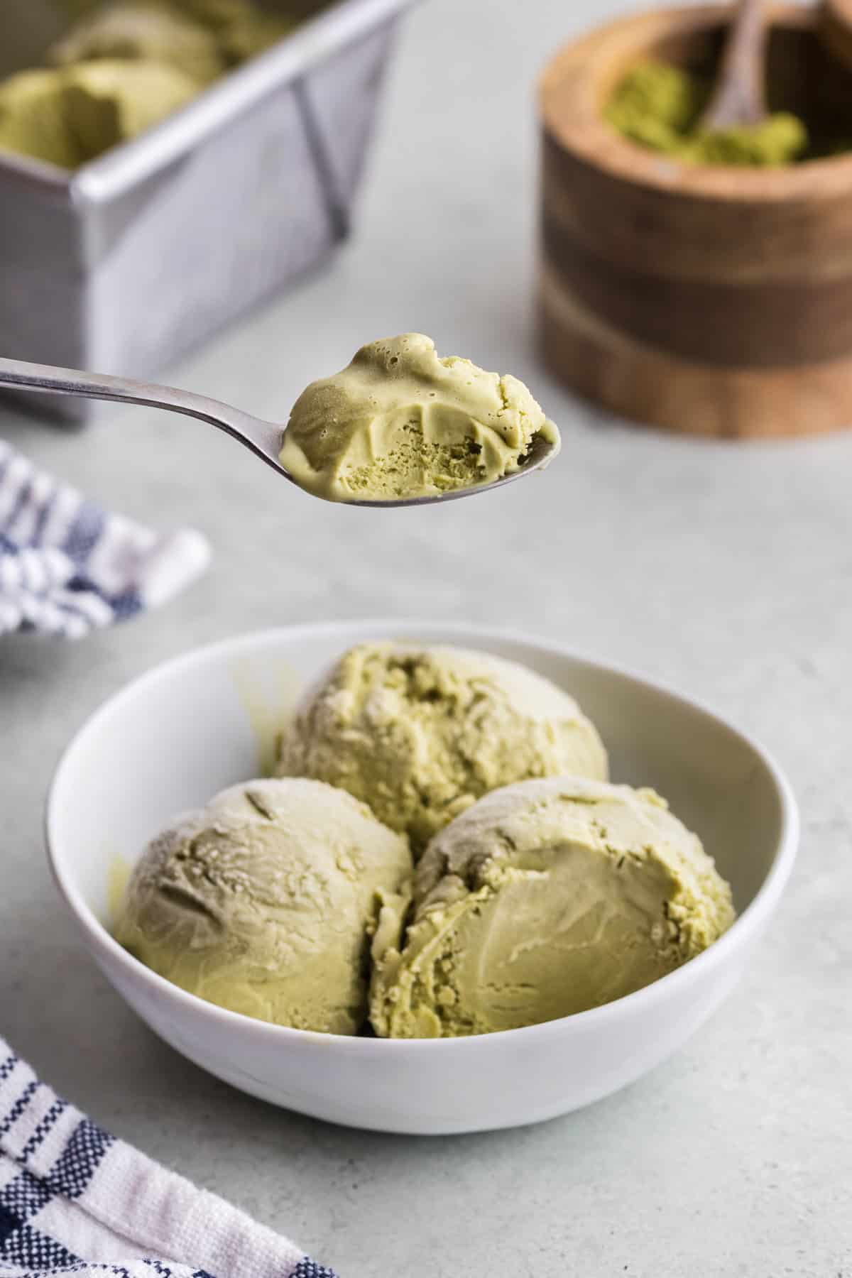 Sorvete de Matcha